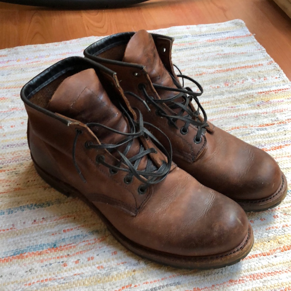 Red Wing x J. Crew Beckman Boots. Size 10.